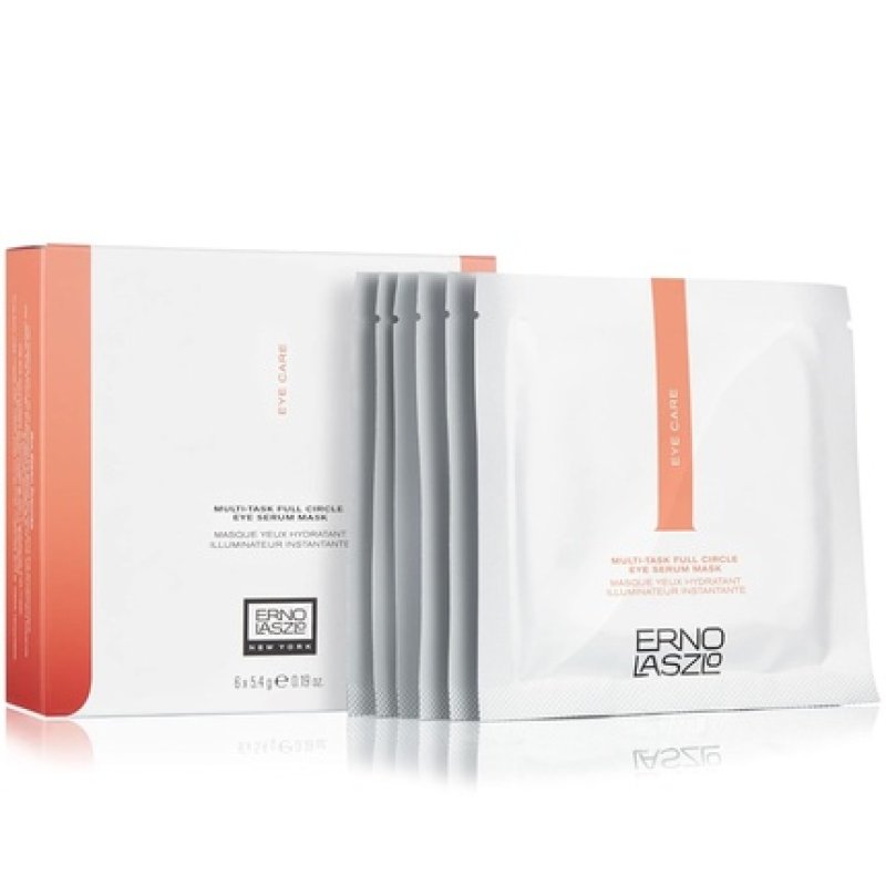 Erno Laszlo Multi-Task Full Circle Eye Serum Mask Hydrogel Patches Plump and Smooth Skin Reduce Eye Puffiness - Pack of