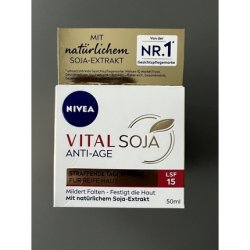 NIVEA Vital Soy Anti-Aging Day Cream Facial Care Reduces Wrinkles 50ml