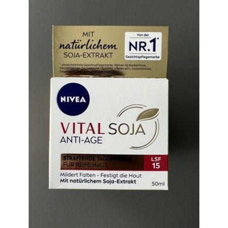 NIVEA Vital Soy Anti-Aging Day Cream Facial Care Reduces Wrinkles 50ml
