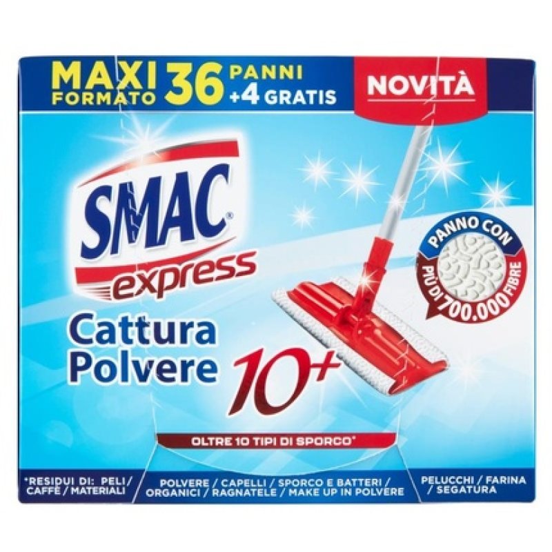 SMAC Panni Pavimenti Polvere 40 Pz Classici