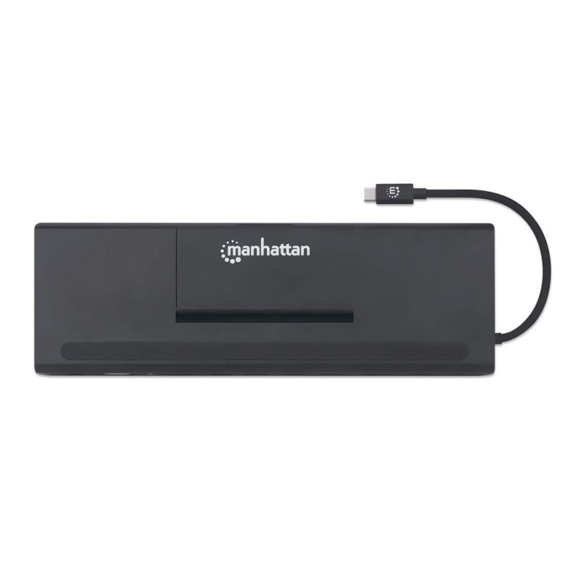 Manhattan 153478 station d'accueil Avec fil USB 3.2 Gen 1 (3.1 Gen 1) Type-C Noir