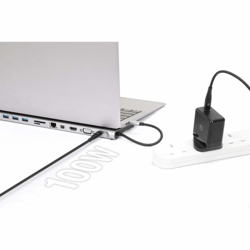 MANHATTAN USB-C ÜPD 11in1-Dockingstation MST für 3 Monitore