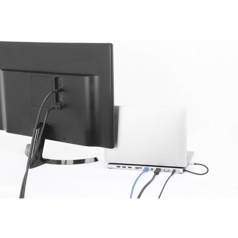 MANHATTAN USB-C ÜPD 11in1-Dockingstation MST für 3 Monitore