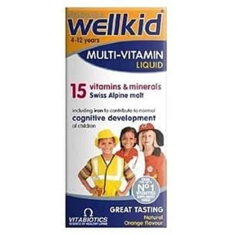 Vitabiotics Wellkid Multivitamin Liquid 150ml