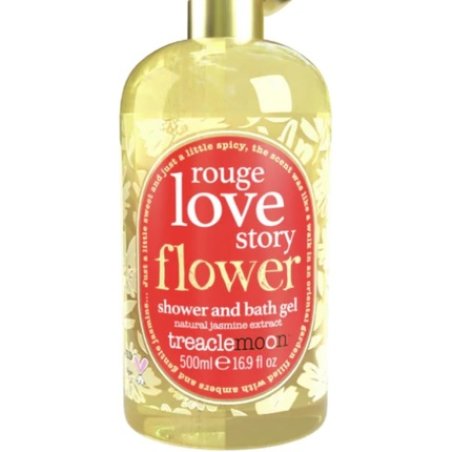 Treaclemoon Rouge Love Story Shower & Bath Gel 500ml with Natural Jasmine Fragrance