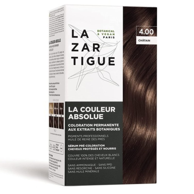 Lazartigue Il Colore Assoluto Permanent Hair Color 4.00 Chestnut