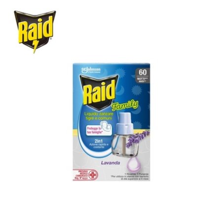 Raid Family Electric Liquid 60 Nights Refill 36ml 24 Pack