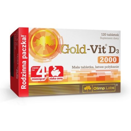 Olimp Labs Gold-Vit D3 2000 Dietary Supplement 120 Tablets