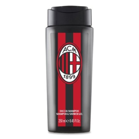 Naturaverde Football Team Milan Shower Gel and Shampoo Energizing Soap for Body and Hair 250ml