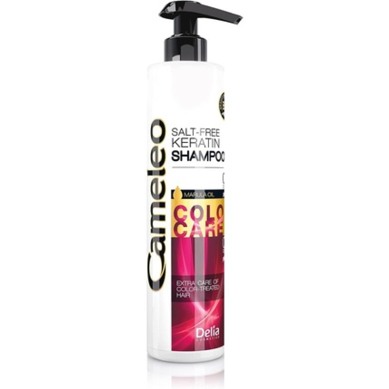 Cameleo Keratin Shampoo with Marula Oil for Colored and Bleached Hair 250ml