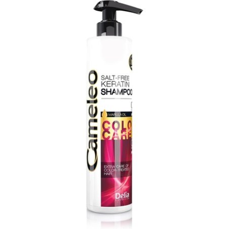 Cameleo Keratin Shampoo with Marula Oil for Colored and Bleached Hair 250ml