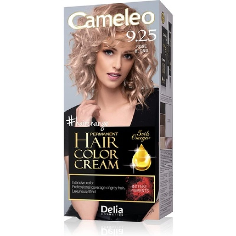 Cameleo Permanent Hair Colour Cream Rose Blonde Intensive Color & Protection 5 Oils Omega Plus Acids Professional