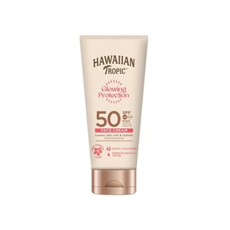 Hawaiian Tropic Sunscreen For Face Spf 50 Glowing Protection - 50 Ml