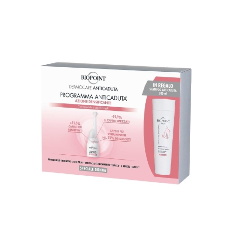 Biopoint Female Anti-Hair Loss Treatment 20 x 6 ml Shampoo 200 ml