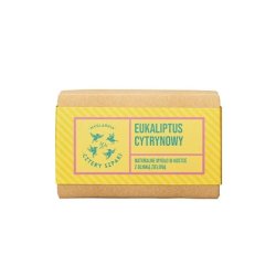 Mydlarnia Cztery Szpaki Eucalyptus Lemon Natural Soap Bar With Green Clay 110g