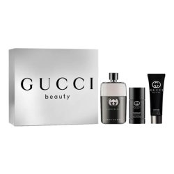 Gucci Guilty Pour Homme Set Eau De Toilette, 90 Ml Deodorant Stick, 75 Ml Shower Gel, 50 Ml