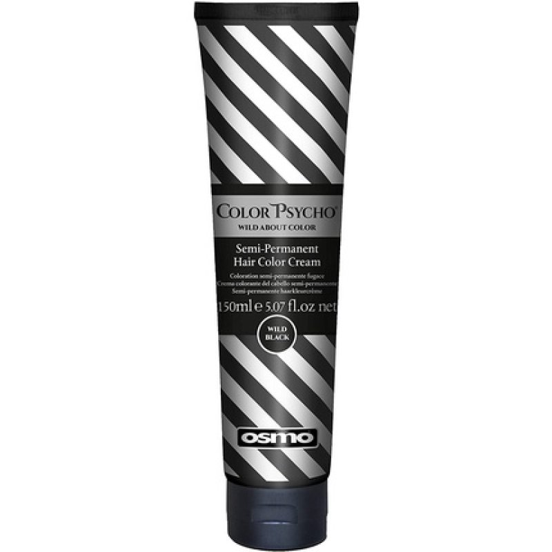 Osmo Color Psycho Wild Black Semi Permanent Hair Colour Cream Dye 150ml