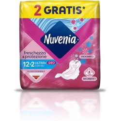 Nuvenia Ultra Thin Deo Fresh Scented Absorbent Winged Sanitary Pads 14 Pack
