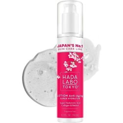 Hada Labo Tokyo Anti-Ageing Super Hydrator Lotion with Super Hyaluronic Acid, Collagen & Retinol for Age 40 150ml