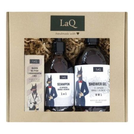 LaQ Doberman Shower Gel 500ml and Hair Shampoo 300ml