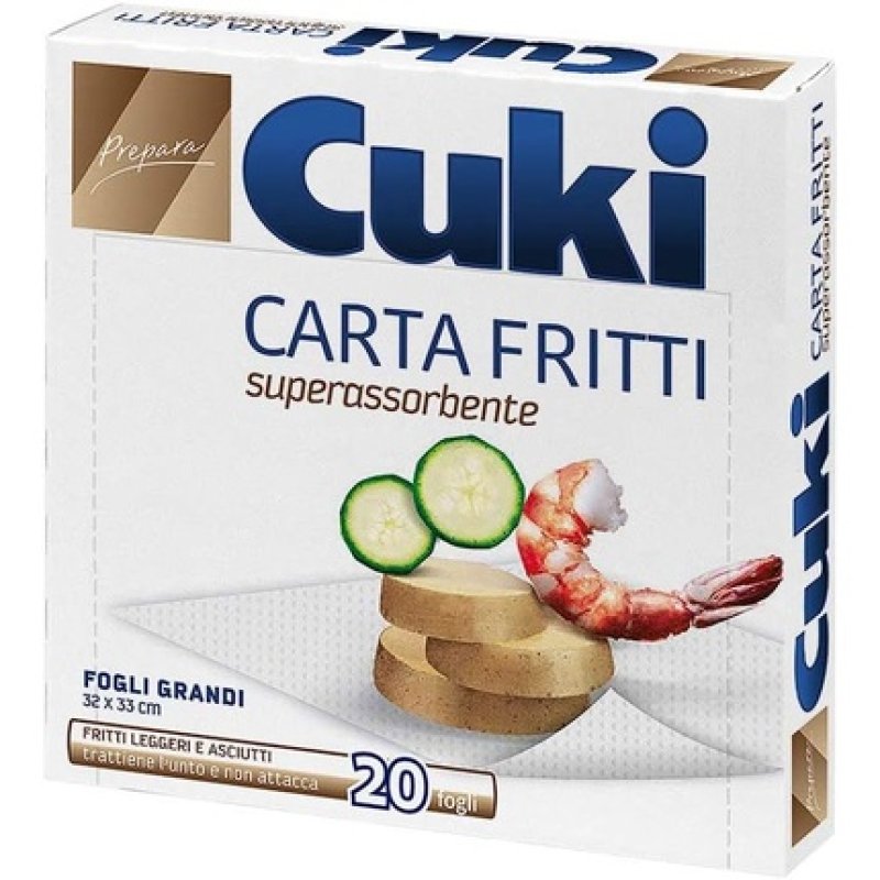 Cuki - Paper Fry Basket Super Absorbent 32 X 33 Cm - 4 Packs Of 20