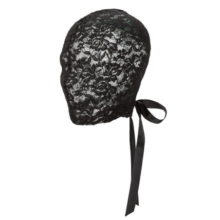 CALEXOTICS - SCANDAL BLACK LACE BALALAVA WITH BOW