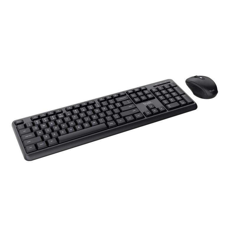 Trust TKM-350 keyboard Mouse included Universal RF Wireless Black
