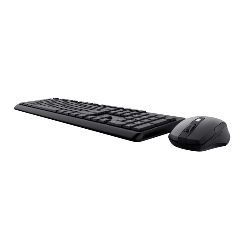 Trust TKM-350 keyboard Mouse included Universal RF Wireless Black