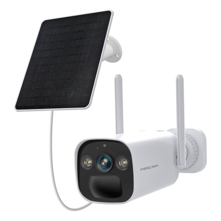 Foscam BP4 WLAN Überwachungskamera inkl. Solarpanel 4MP (2560x1440), Akku-/Solarbetrieb, Nachtsicht in Farbe