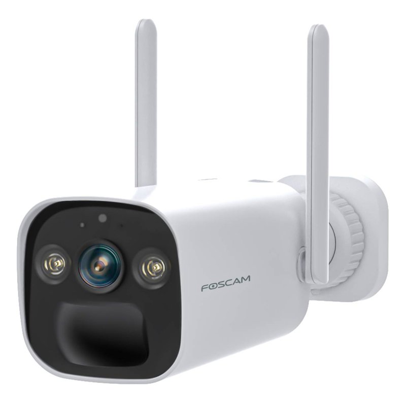 Foscam BP4 WLAN Überwachungskamera inkl. Solarpanel 4MP (2560x1440), Akku-/Solarbetrieb, Nachtsicht in Farbe