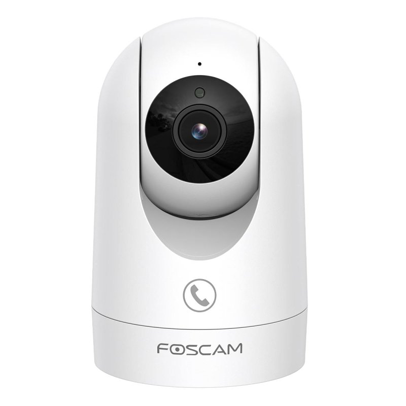 Foscam R8M WLAN Überwachungskamera Weiß 8MP (3840x2160), WiFi 6, Notruftaste, Auto-Tracking-Funktion