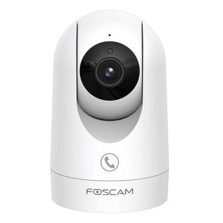 Foscam R8M WLAN Überwachungskamera Weiß 8MP (3840x2160), WiFi 6, Notruftaste, Auto-Tracking-Funktion
