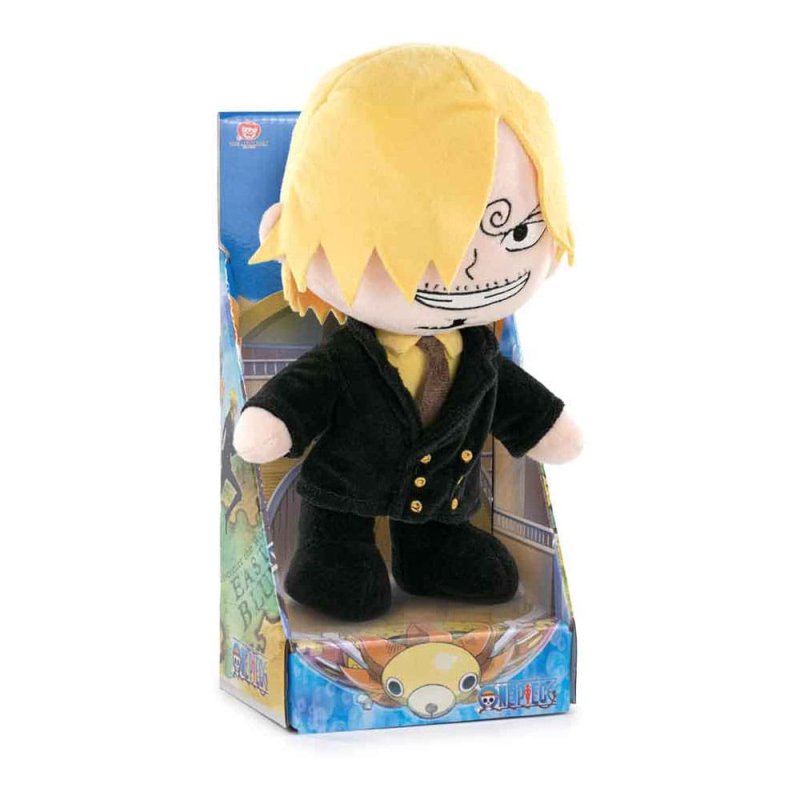 One Piece peluche Sanji (présentoir en carton) 28 cm