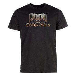 Doom The Dark Ages T-Shirt Logo Washed Out (M)