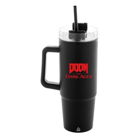 Doom The Dark Ages tasse thermo avec paille Shield 1180 ml