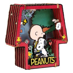 Peanuts Puremind maquette Wooden Theater Healing Hug