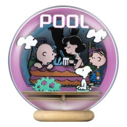 Peanuts Puremind maquette Wooden Theater Globe Cool Pool