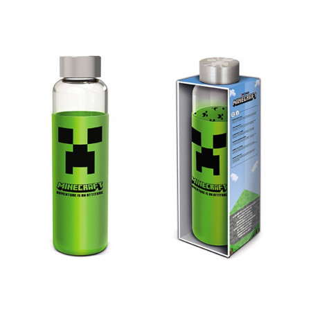 MINECRAFT - Bouteille en verre format 585ml