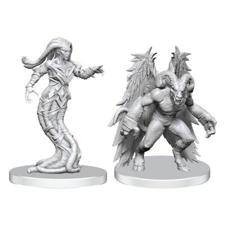 Pathfinder Deep Cuts miniatures à peindre Gylou (Handmaiden Devil) & Ferrugon (Rust Devil)