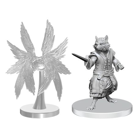 Pathfinder Deep Cuts miniatures à peindre Procyal (Raccoon Agathion) & Zoaem (Ring Archon)l)