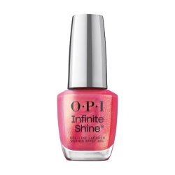 OPI Infinite Shine Long-Wear Bright Pearl Finish Opaque Red Nail Polish 0.5 fl oz