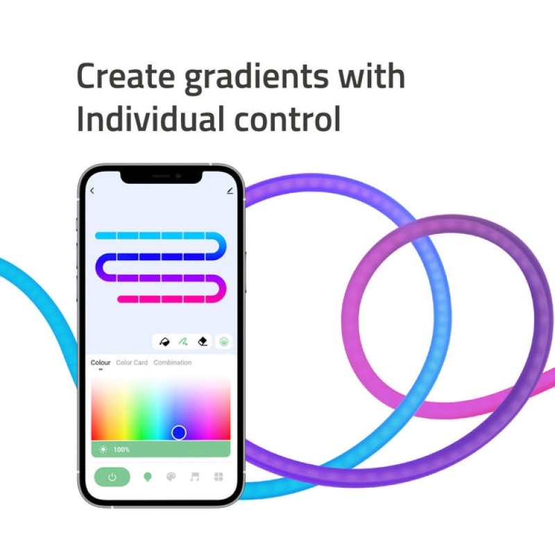 Hombli HBLS-0121 LED lumineuse Ruban lumineux universel 18 W 5000 mm
