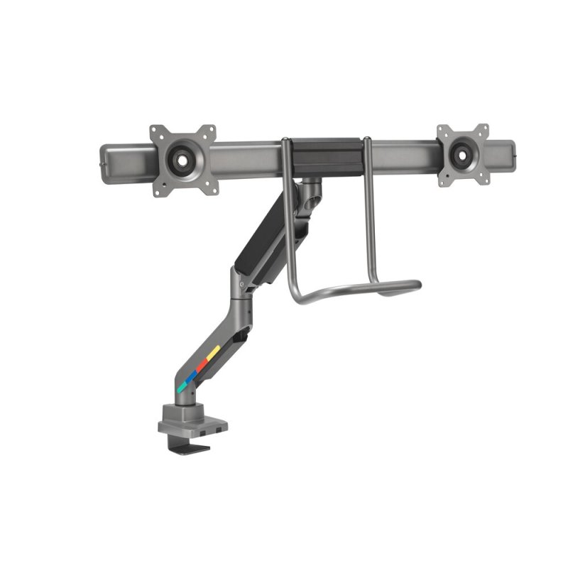 Kensington SmartFit Dual Monitor Arm with Crossbar and Handle