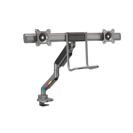 Kensington SmartFit Dual Monitor Arm with Crossbar and Handle