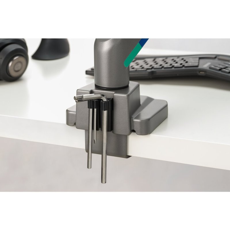 Kensington Monitorarm 32".2TFT.2Gel.max.9kg.grau SmartFit