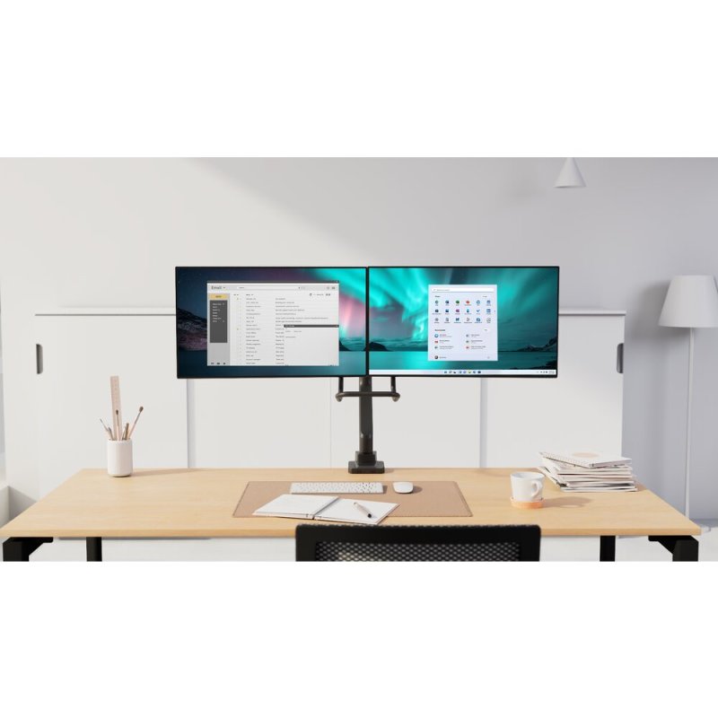 Kensington Monitorarm 32".2TFT.2Gel.max.9kg.grau SmartFit