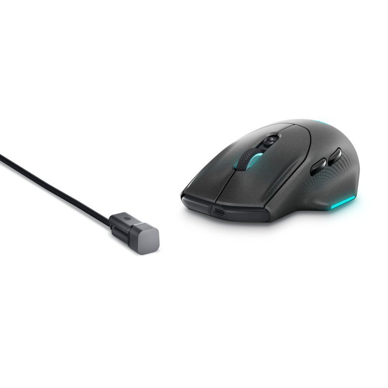 Alienware AW620M souris Jouer Droitier RF Wireless USB Type-C Optique 26000 DPI