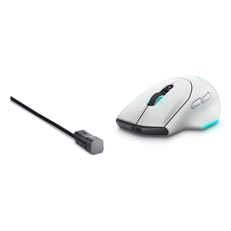 ALIENWARE WIRELESS GAMING MOUSE - AW620M (LUNAR LIGHT)