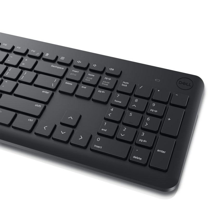 DELL KM3322W clavier Souris incluse Bureau RF sans fil QWERTZ Allemand Noir