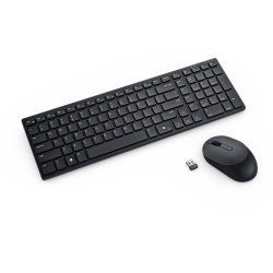 DELL KM555 keyboard Mouse included Universal RF Wireless Bluetooth QWERTY Spanish Black